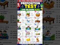 preposition preparation #englishgrammar #english preposition test