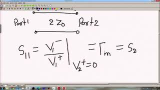 Lecture 06 : Scattering Matrix Concepts Tutorials ( Contd. )