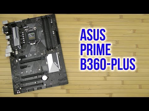 Распаковка Asus Prime B360-Plus