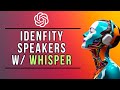 Multi Speaker Transcription with Speaker IDs with Local Whisper