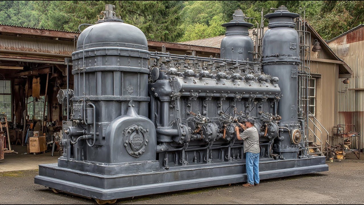 30 Rare Old Engines Starting Up – The Raw Power of History Roars Alive ...