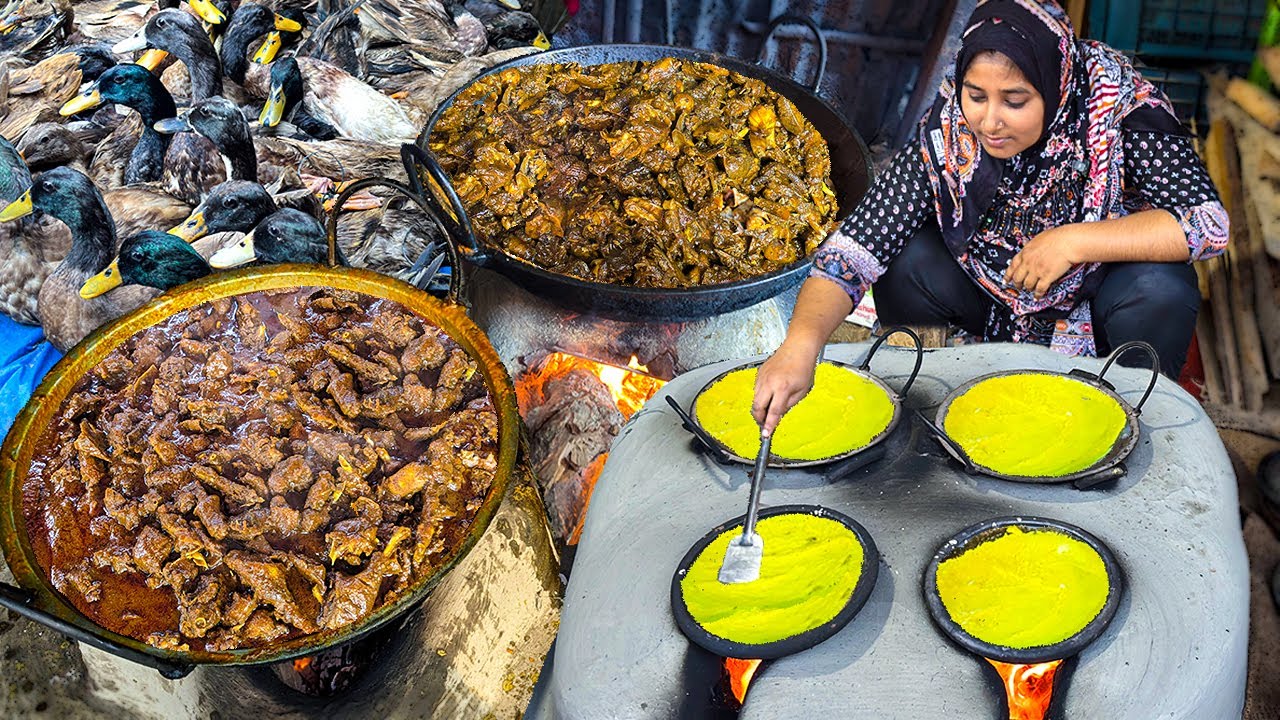 কোটি টাকার গাড়ি নিয়ে খেতে আসে একজন স্কুল শিক্ষিকার হাতের হাঁসের মাংস আর পিঠা খেতে