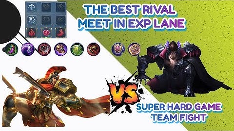 LAPU LAPU VS YU ZHONG EXP LANE HARD GAME : BEST BUILD 2023.