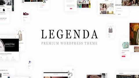 Legenda - Responsive Multi-Purpose WordPress Theme Full Activated 2021
