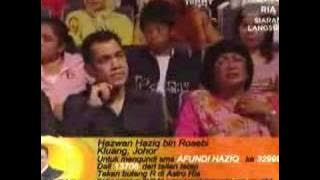 Konsert AF4 Minggu 7 - Haziq - Tak Seindah Wajah
