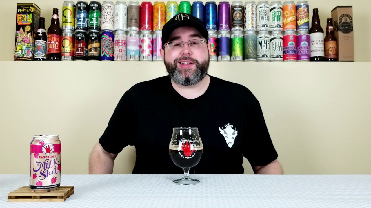 Raspberry Milk Stout | Left Hand Brewing Co. | Beer Review | #688 - YouTube