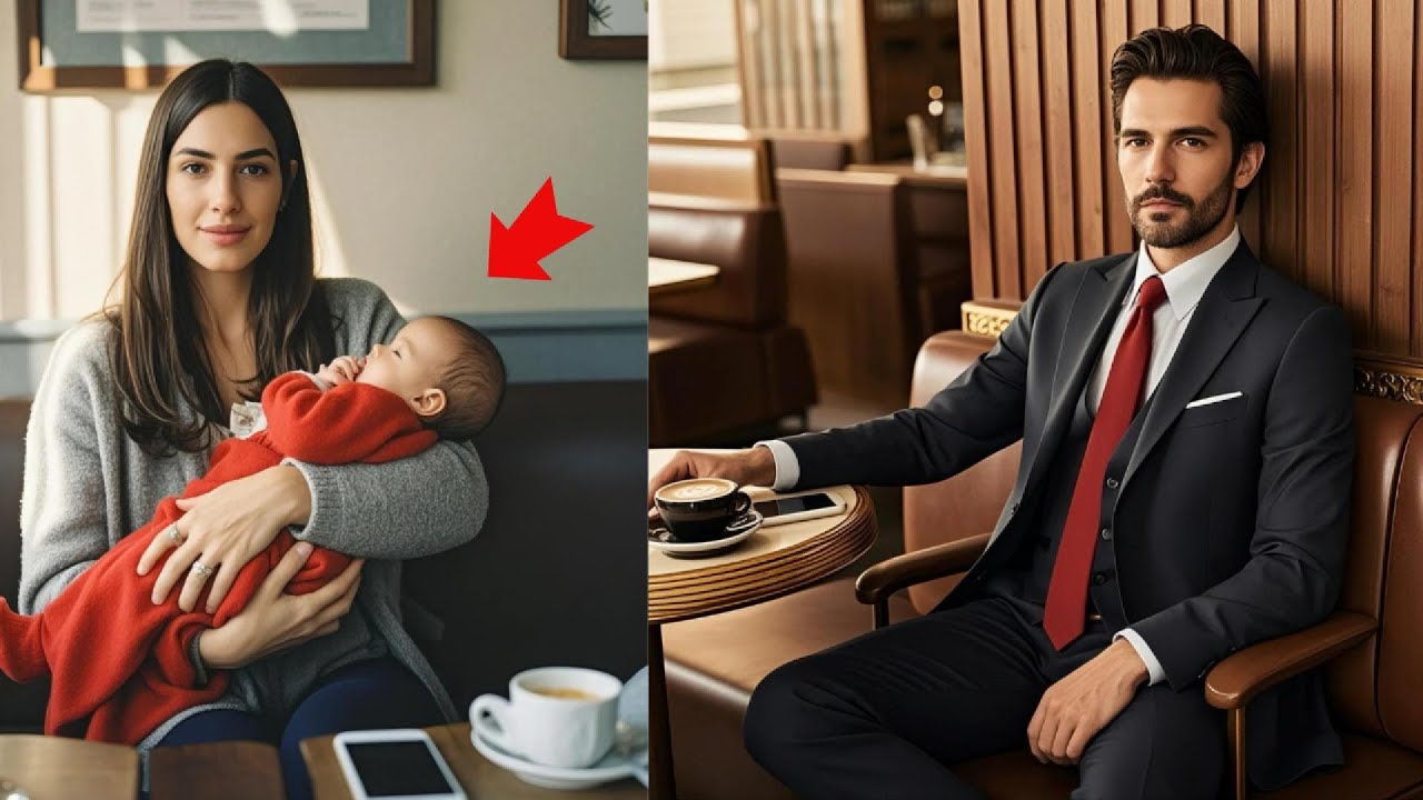 O BILIONÁRIO PEDE UM CAFÉ E CONGELA AO VER A EX-ESPOSA NA MESA AO LADO COM UMA CRIANÇA