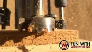 Slo Mo - Having fun with a forstner bit