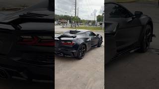 The ULTIMATE Stealth XPEL spec C8 Corvette Z06! #c8corvette #z06 #shorts