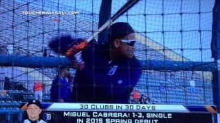 Miguel Cabrera Launch Position News