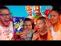 1 KILL = EXTREME FLAMING HOT TAKIS FOR 1 FAMILY MEMBER WITH NO WATER CHALLENGE! FT. JAYDEN! FORTNITE