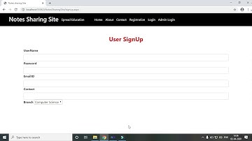 #6 ASP.NET Project Development  | Notes Sharing Site  | Hindi