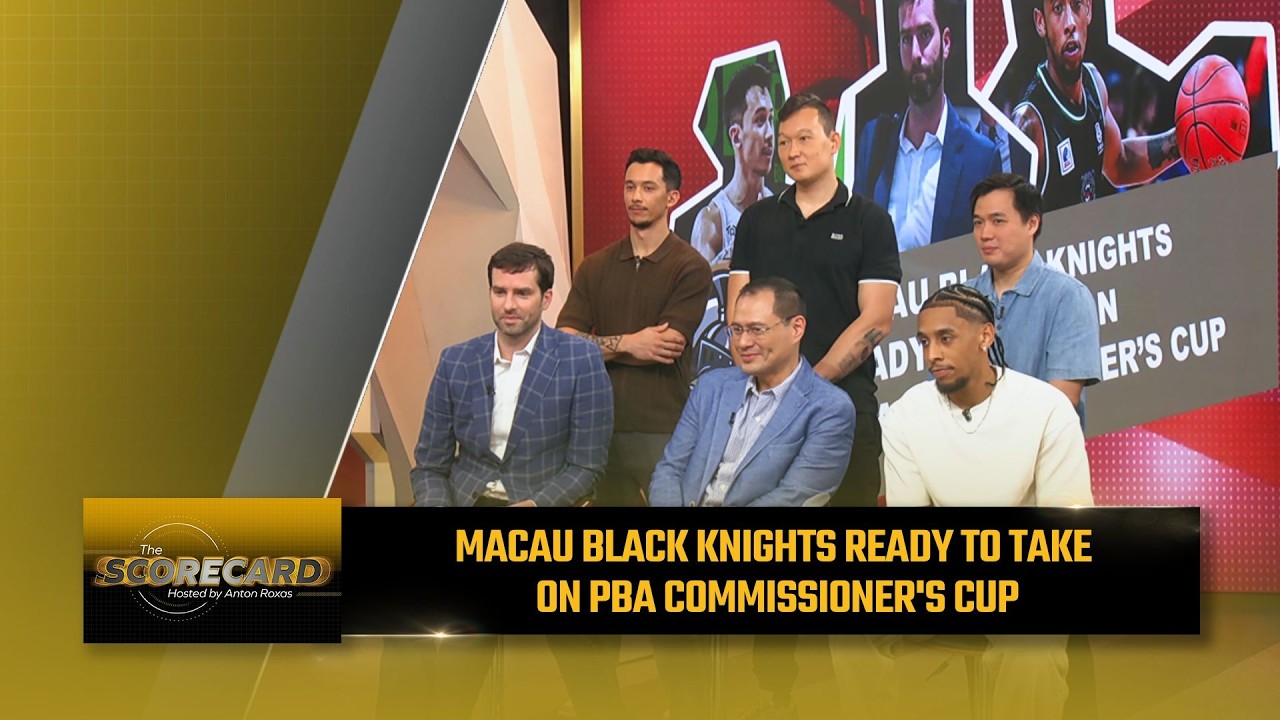 Команда «Макао Блэк Найтс» готовится к Кубку комиссара PBA | Историческая команда-гость 50-го сезона