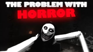 The Problem With ROBLOX Horror Games @RobloxMinigunner