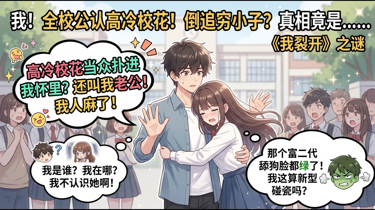 【完结文】❗️高冷校花当众扑我喊老公！全校都看傻了