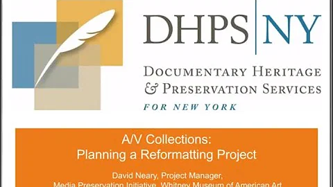 AV Collections: Planning a Reformatting Project