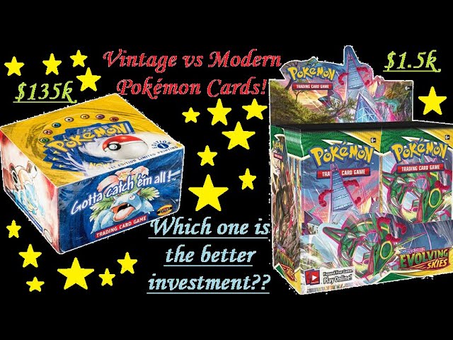Should You Invest in Vintage or Modern Pokmon Cards?