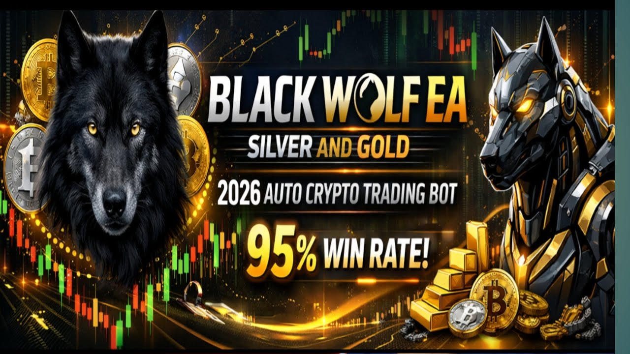 Black Wolf EA Silver and Gold 🐺 | 2026 Auto Crypto Trading Bot | 95% Win Rate