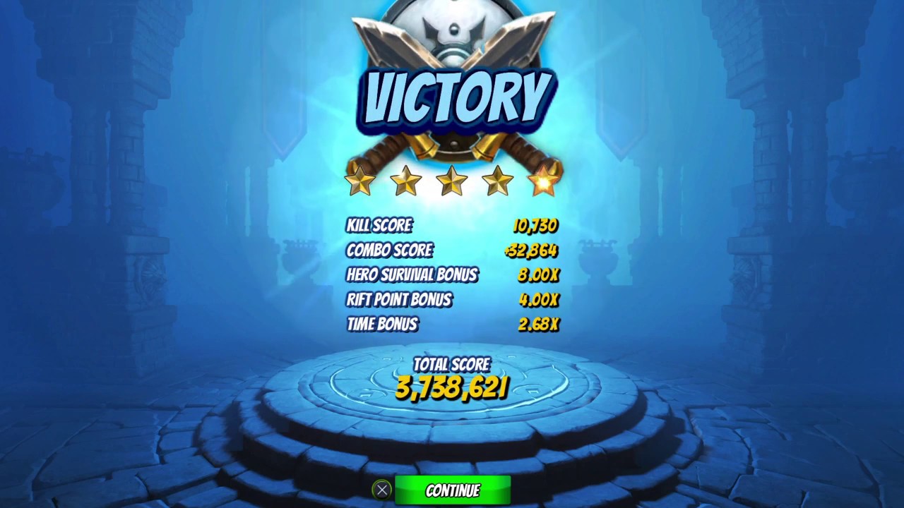 Orcs Must Die Unchained Rift Lord Frostbite 5 star with Max Top 50 on PS4