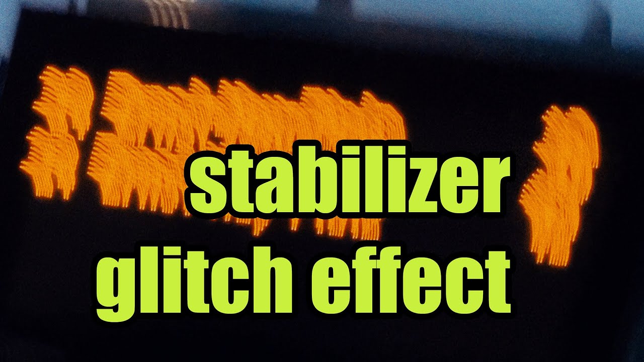 stabilizer glitch effect (DaVinci Resolve)