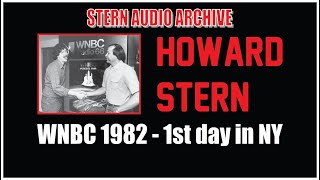 WNBC 1982 - 1st Day in NY - Howard Stern