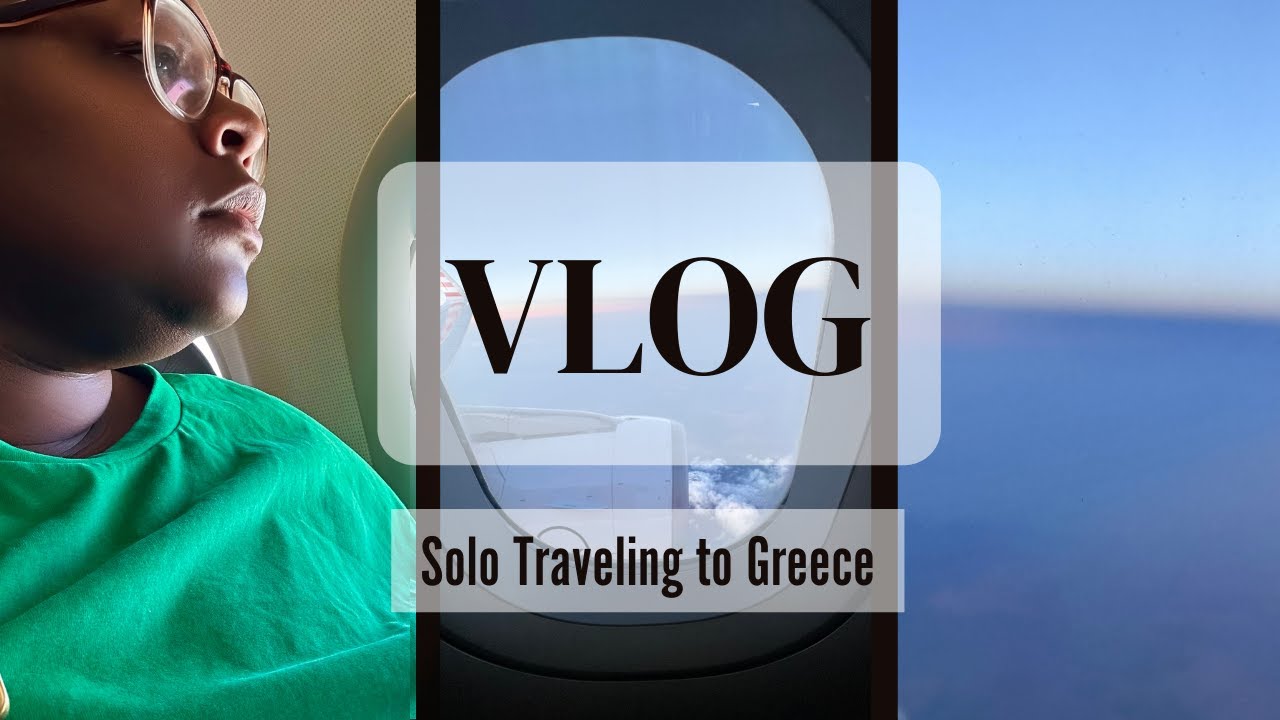 SOLO TRAVEL VLOG Crete, Greece | part one+ +flight delay+wrong hotel, Black, Plus and Abroad