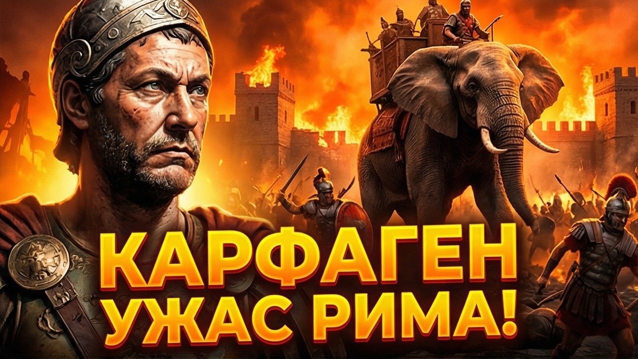 Карфаген: Ночной кошмар древнего РИМА! / Лекция для сна