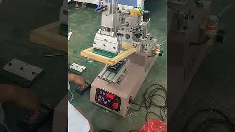Video of the installation and debugging steps of the automatic screen printing machine丝印机，移印机，烫金机