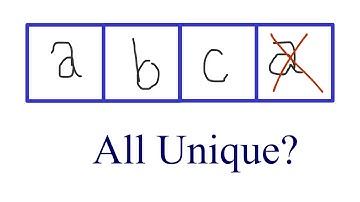 Is the string made of unique Characters? Cracking the Coding Interview