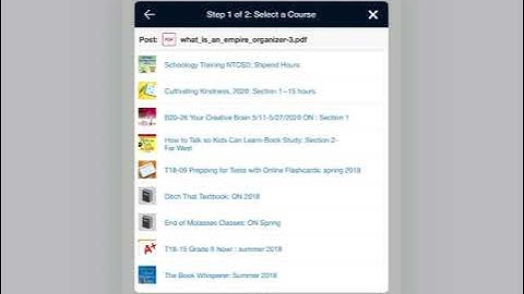 Submit Assignments from OneNote to Schoology Assignments
