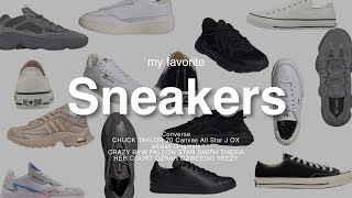 【惚れちゃう注意】27歳アパレル女子が持ってるスニーカー全部紹介します！！Converse adidas Originals