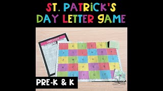 Leprechaun Letters: Letter Identification & Letter Sounds Reading Intervention/Reading Centers Game