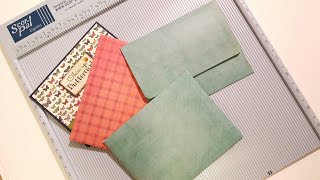 HOW TO MAKE AN ENVELOPE FOR AN A2 CARD USING THE SCOR-PAL