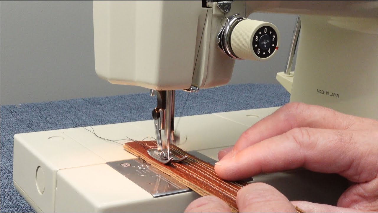 How you can sew leather with your home sewing machine – GUR – The Sewing  Lounge