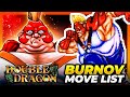 Burnov move list  double dragon neo geo  1995