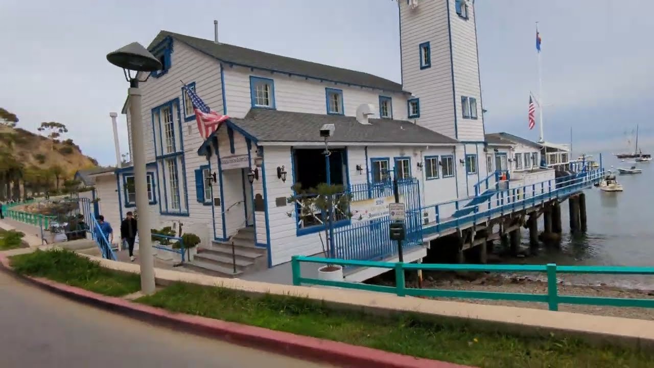 Funny Commentary while Driving a Golf Cart Around Catalina Island California