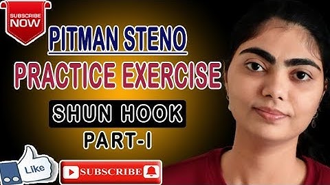 PRACTICE EXERCISE FOR SHUN HOOK | PART-I | BY JANVI MA