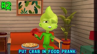 Brother's Prank Puts Crabs In His Food 🦀 || Siblings Prankster Game 3D Gameplay ~ Part 2 screenshot 4