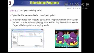 Using the windows media player || Information