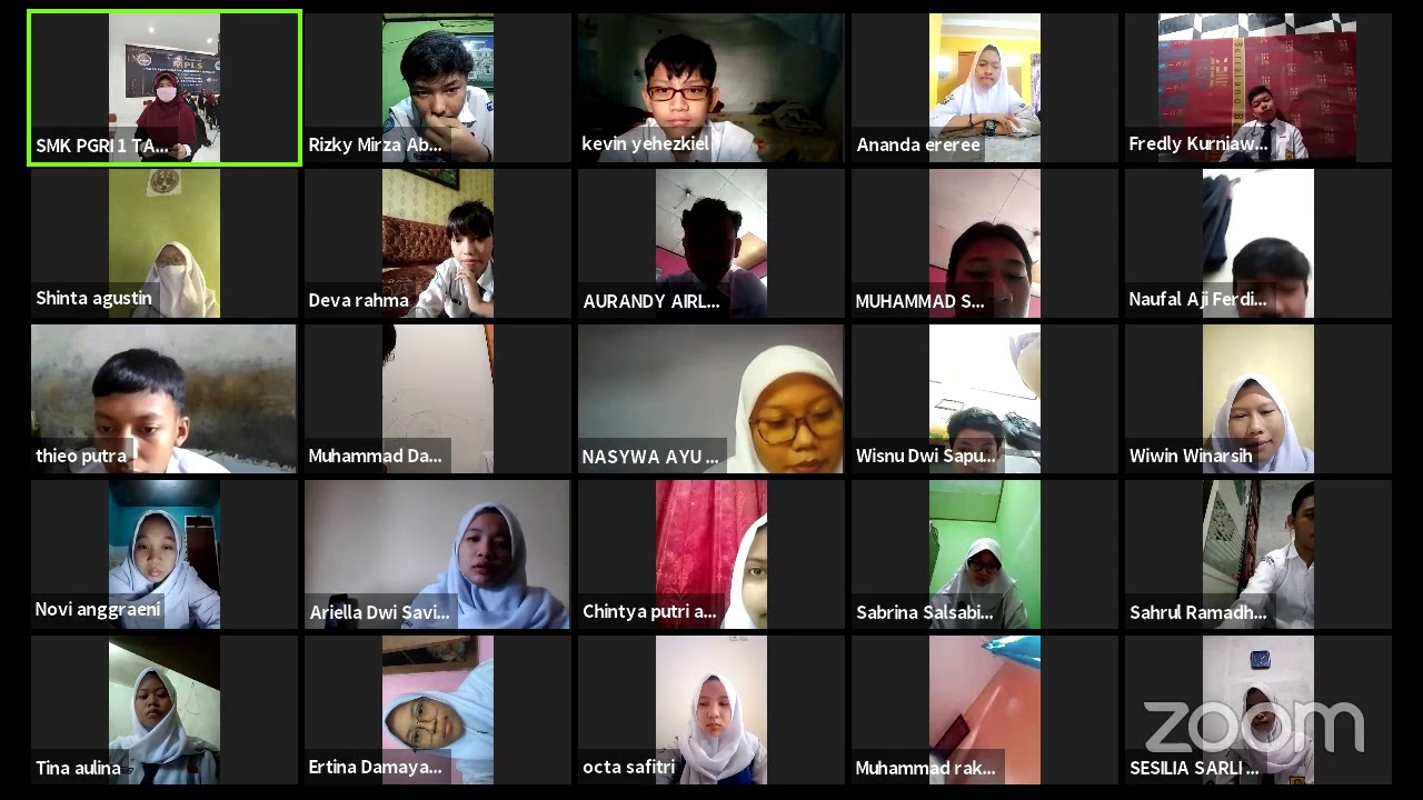 SMK PGRI 1 TANGERANG's Zoom Meeting