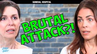 General Hospital Anna ATTACKS Britt - Shocking MURDER Attempt Soap Dirt GH