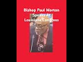 Bishop Paul Morton Speaks at Louisiana Congress #news #breakingnews