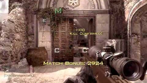 II DOUGL4S - MW3 game winning kill collateral silent shot double headshot!