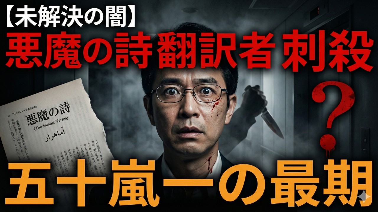 【未解決事件】1991年『悪魔の詩』翻訳者・五十嵐一氏刺殺事件の全記録 ～ファトワが日本に下した死の宣告～