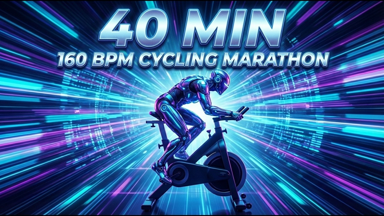 40MIN. ⚡ 160 BPM HARD TECHNO CYCLING | Non-Stop High Speed Workout Mix