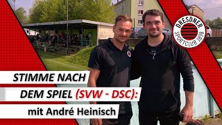 SV Wesenitztal - Dresdner SC 0:3 (04.05.2024) - Stimme nach dem Spiel #2
