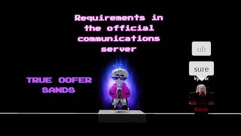 TRUE OOFER. | Sans Game REMAKE | Roblox