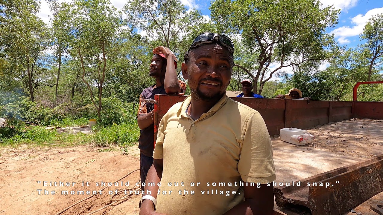 Crisis at Nkosikazi Village. The Will's Wells team & villagers make an epic effort to free the pipes