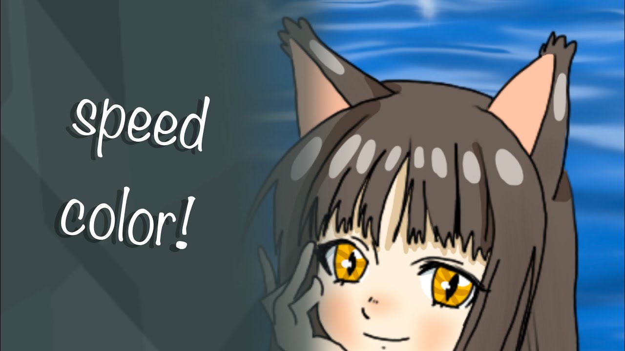 Coloring an Anime Wolf Scene | Cute and Stress-Relieving Art | BetaWolf Art