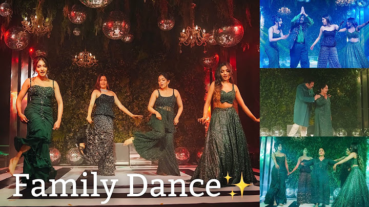 Family Dance on Sangeeth Night 🪩✨| Ishaani Krishna.